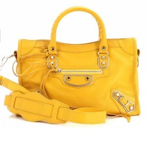 Balenciaga Yellow City Bag
